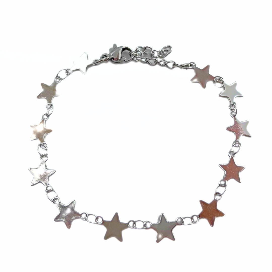 Stars bracelet zilver