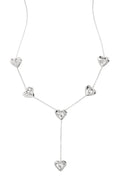 Y wavy heart ketting