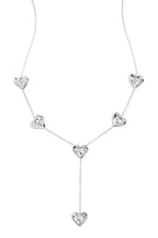 Y wavy heart ketting