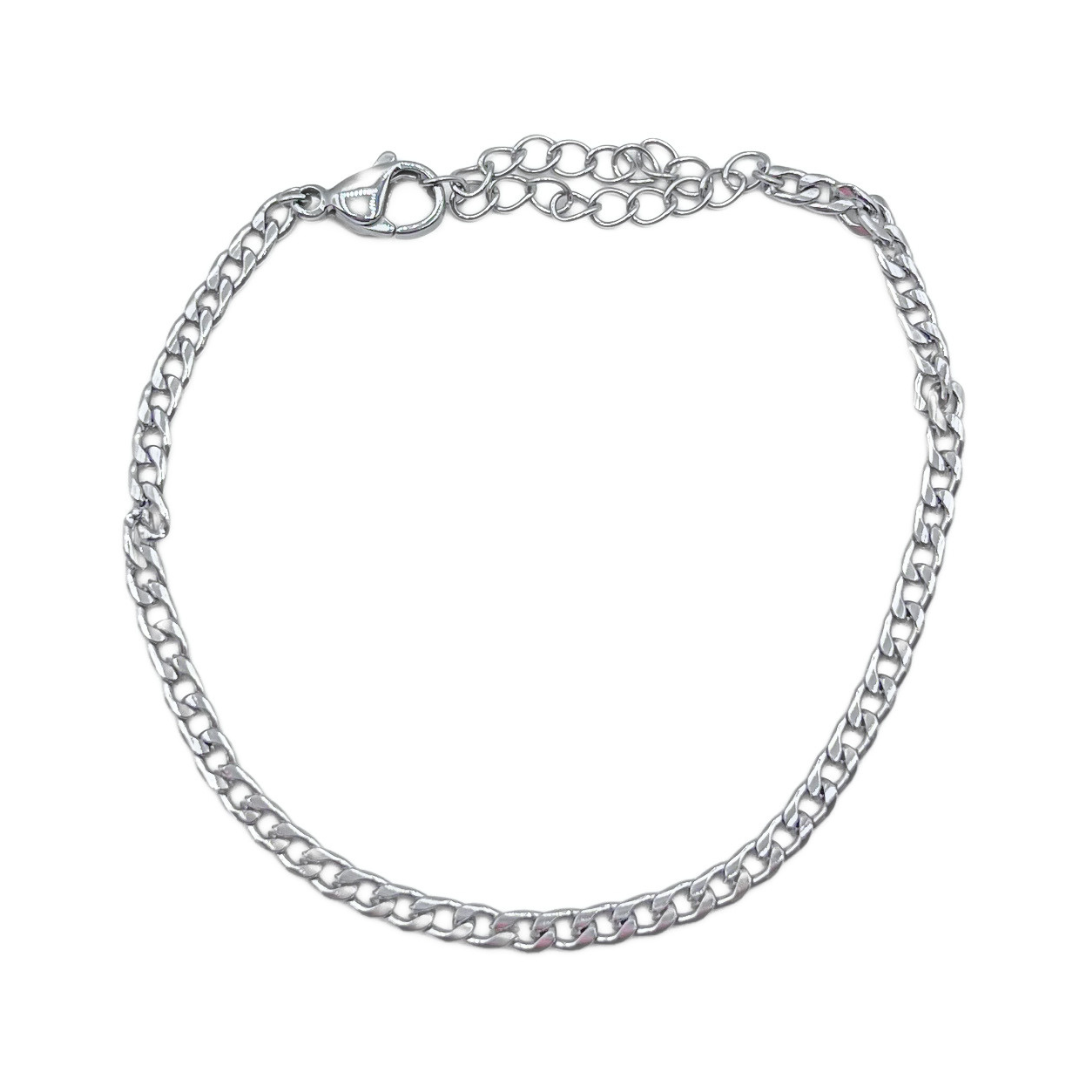 Small chain armband zilver