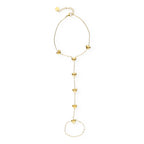 lovely hearts hand chain