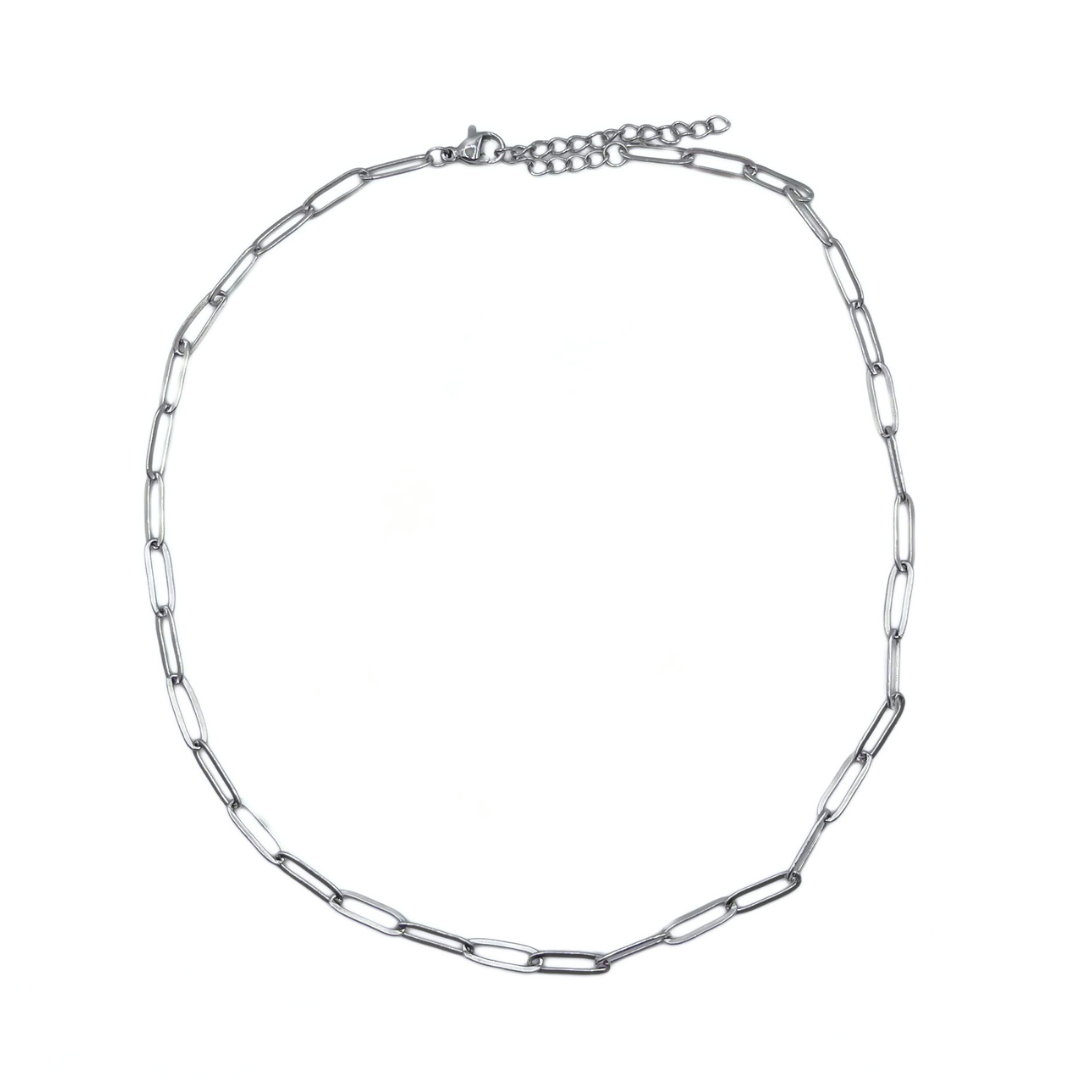 Chain ketting zilver