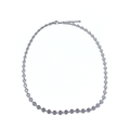 Muntjes ketting zilver