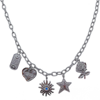 Eye love you ketting zilver