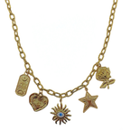 Eye love you ketting goud