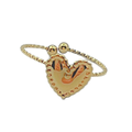 Small heart ring goud