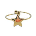 Star ring goud