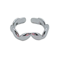 Wave ring zilver