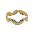 Wave ring goud