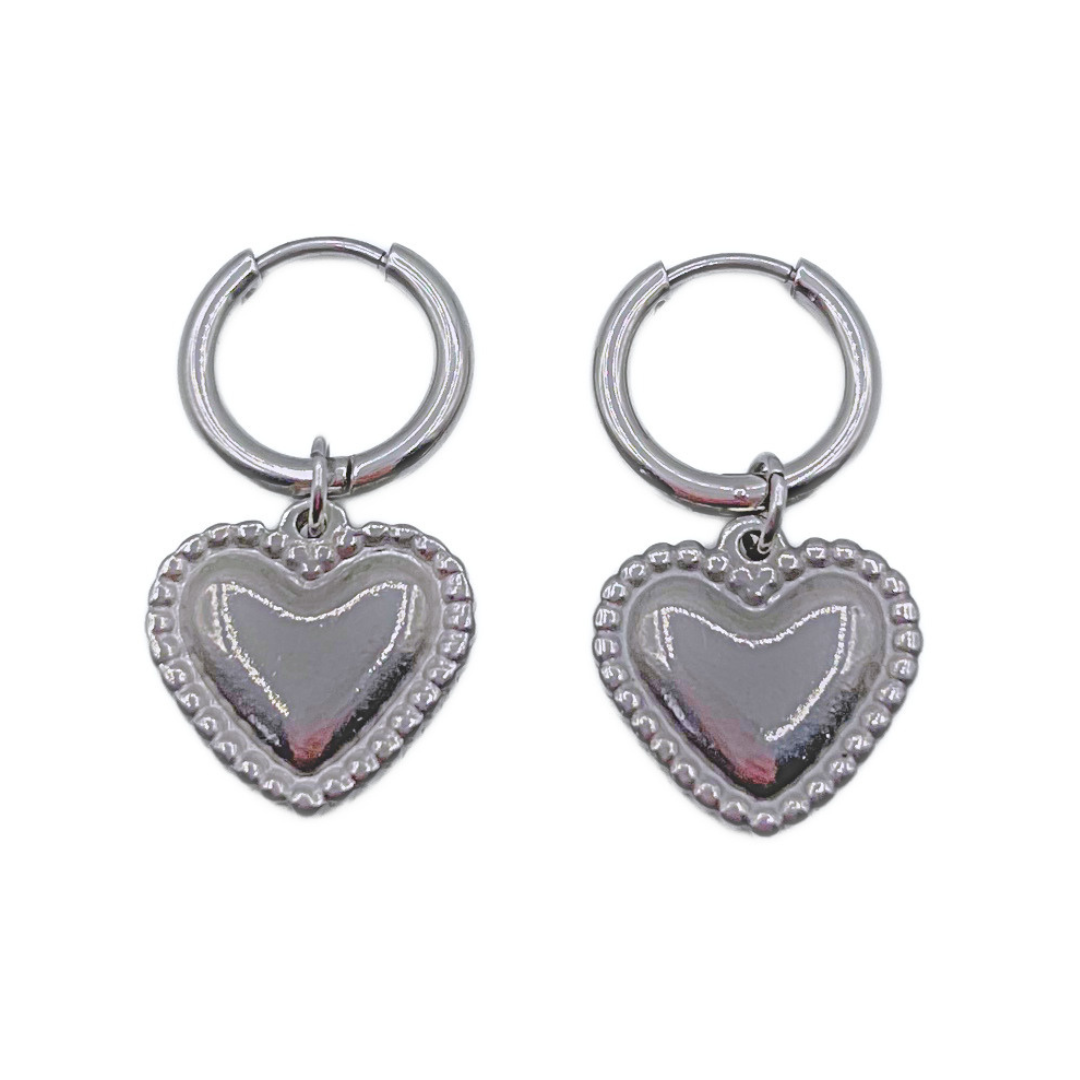 Love it oorbellen zilver