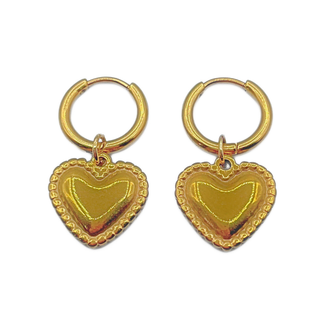 Love it oorbellen goud