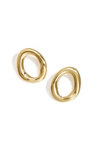 oval oorbellen