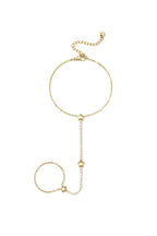 shiny stars hand chain
